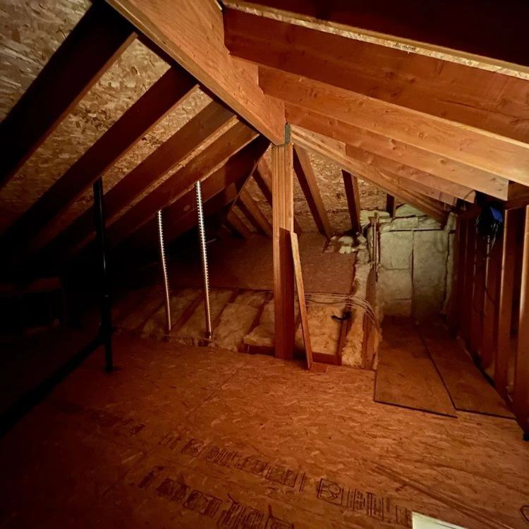 Converting an Unfinished Attic into Their Dream Office - Level Design Build